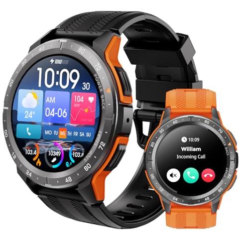 VIRAN W101 Reloj Inteligente para Hombres Pantalla AMOLED de 1.43