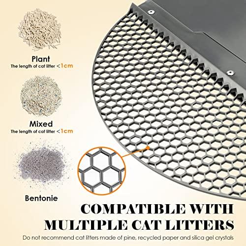 Alfombrilla De Silicona Para Areneros Automáticos De Gatos | Fácil De Limpiar, Impermeable | Medida 49.5x40x1 Cm