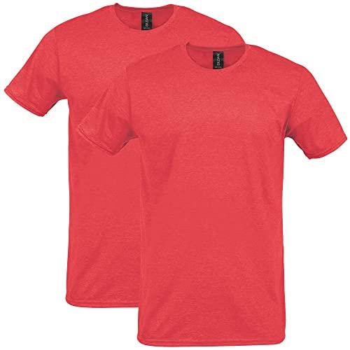Camisetas Gildan Para Mujer - Pack De 2, Algodón Pesado, Talla X-Large, Durabilidad Garantizada