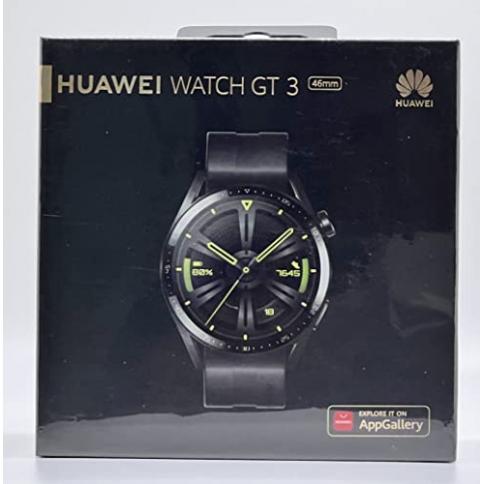 Huawei Watch GT 3 46MM, AMOLED Display, Smartwatch, 3-Day Battery Life, Black Stainless Steel Case