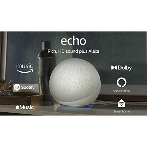 Echo (4ta generación) Versión Internacional, Con sonido prémium, hub de  hogar inteligente y Alexa