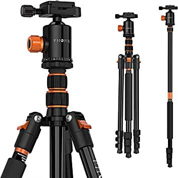 Trípode para cámara fotográfica altura 61 cm - 156 cm, compatible