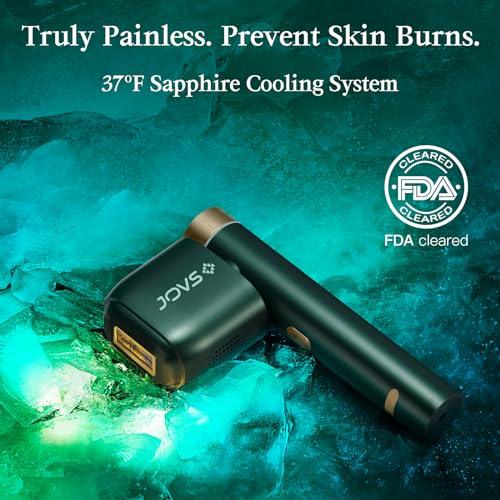JOVS [24J Energy] IPL Hair Removal, Painless Sapphire IceCooling Tech, 6 Modes for Whole Body