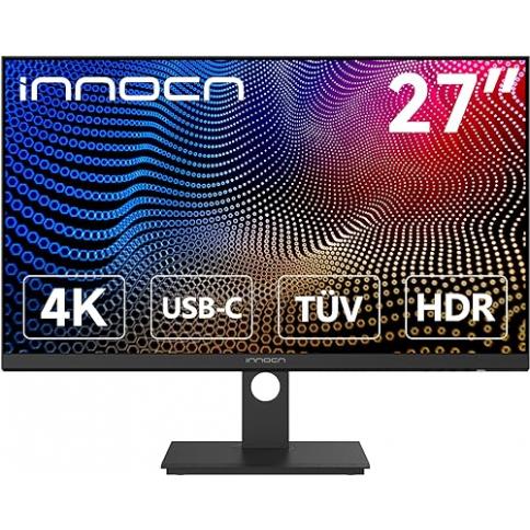 INNOCN Computadora con monitor 4K de 27 pulgadas Pantalla LCD IPS UHD 3840  x 2160, HDR400