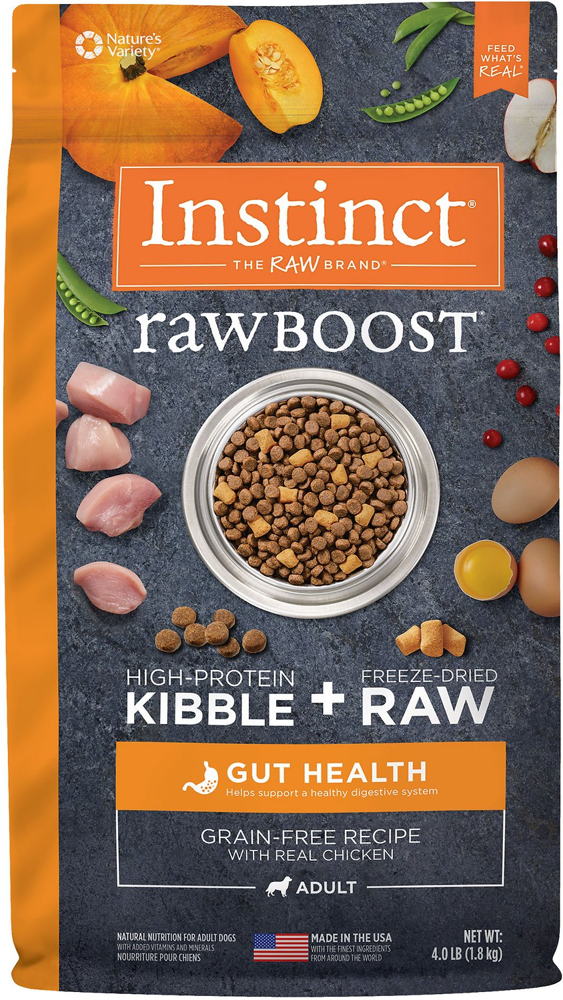 INSTINCT RAW BOOST GRAIN FREE CHICKEN GUT HEALTH 4LB Precio Guatemala