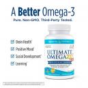 Ultimate Omega 2X, Strawberry, 1,120 mg, 60 Mini Soft Gels (560 mg