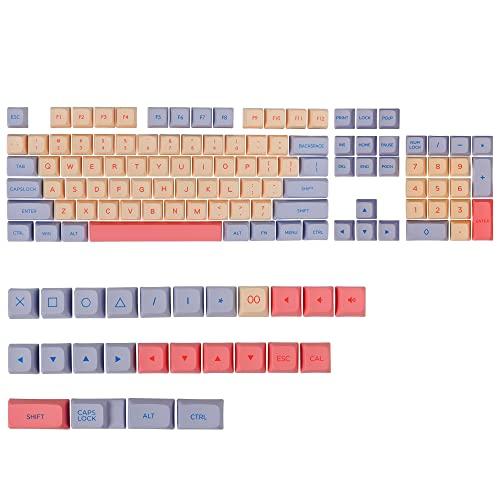 Fogruaden PBT Keycaps 132 Keys Marshmallow Keycaps Set, XDA Profile