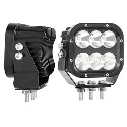 LED Off Road Lights, LED Driving Pod Lights 120W 10000lm IP68 Ultra Bright Square Combo Beam for Car Boat ATV UTV RV Golf Cart Pickup Tractor Work Lights 12V 24V, Pair - Color 5 Inch Cube
