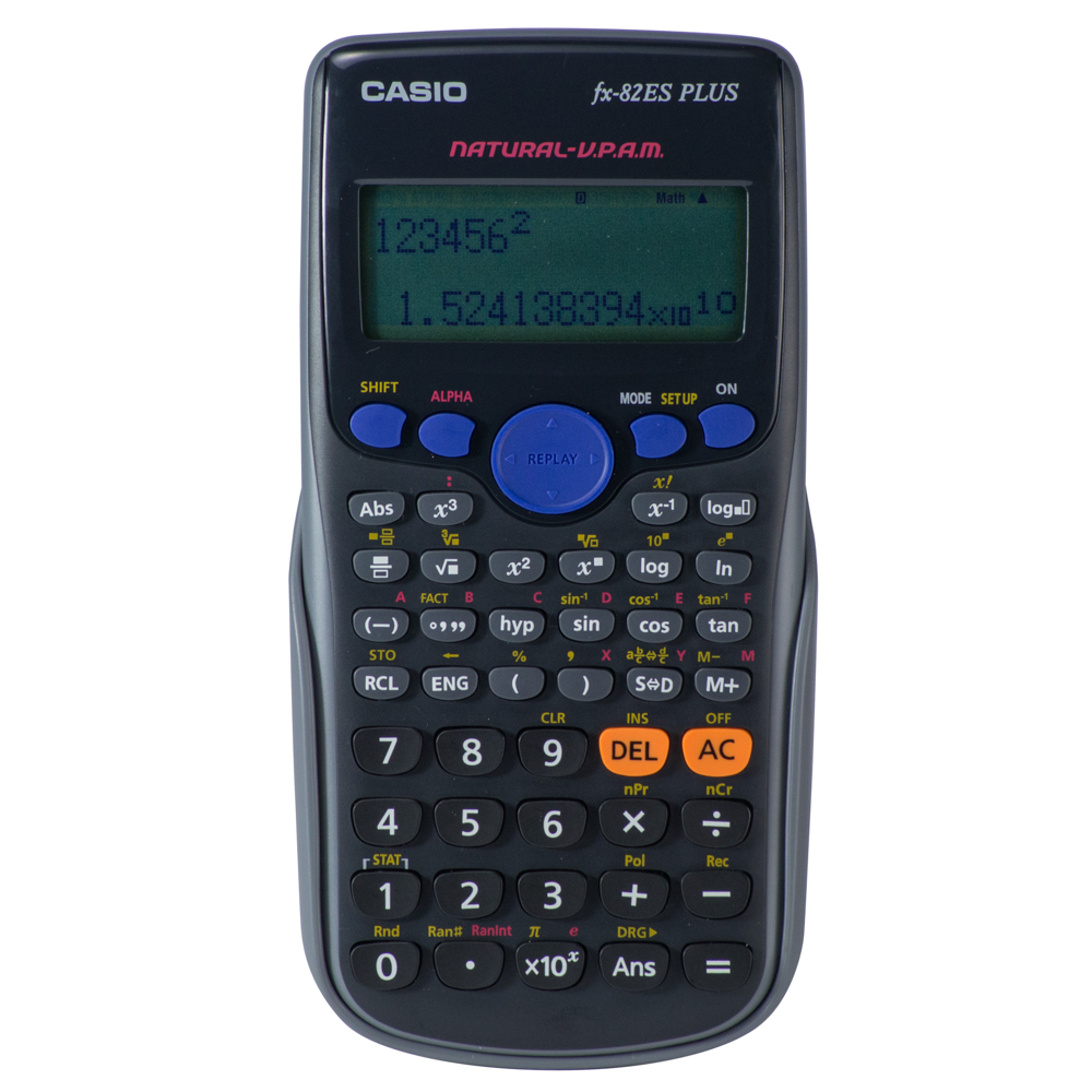 CALCULADORA CIENTIFICA CASIO FX-82LA PLUS-BK/LA PLUS-2-BK 252 FUNC. (40 ...