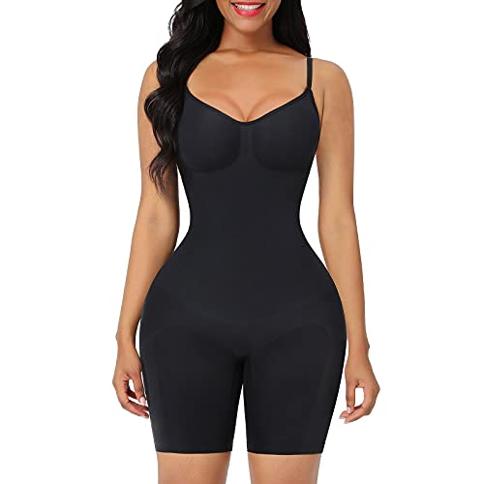 FeelinGirl Body moldeador para mujer Faja con control de abdomen Levantador  de glúteos sin costuras Faja reductora de muslos - Color A1-negro - Tamaño  mediano-grande : Precio Guatemala