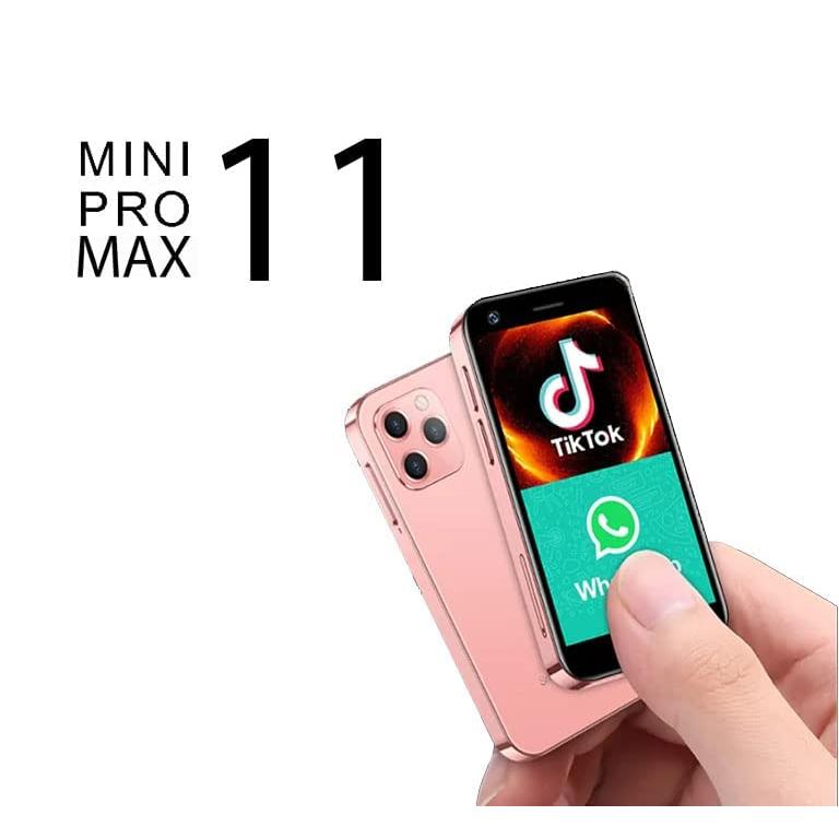  Mini Smartphone iLight 11 Pro Max El Teléfono Móvil Android  11Pro más pequeño del mundo 3G Super Pequeño Micro Pantalla Táctil de 2.5  pulgadas. Desbloqueado Global, ideal para niños. 1GB RAM /