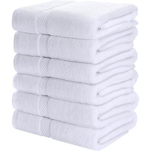 Utopia Towels - Lujosa toalla de baño jumbo, 1 unidad, toalla extragrande  100% algodón hilado en anillo de 21.16 oz/m², altamente absorbente, secado