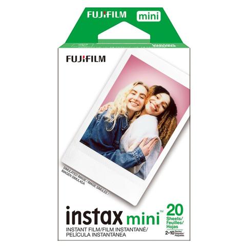 Fujifilm INSTAX Mini - Película instantánea (2 unidades, 20 hojas, color  blanco) para cámaras Fujifilm Instax Mini 8 y Mini 9 + calcomanías de marco  y