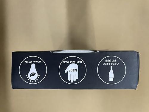 YuanDian Support Disque Vinyle Rotatif Lumineux - Bois Acrylique 16 Couleurs LED - Now Playing