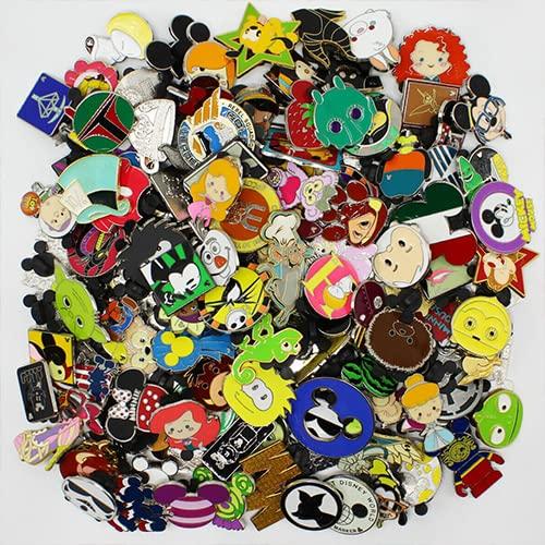 Disney Trading Pin Lot Mixed Pins TRADABLE Metal Set Mickey Head