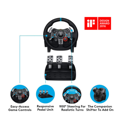 Logitech G29 Driving Force Racing Wheel y Floor Pedals, Real Force  Feedback, Paddle Shifters de acero inoxidable, cubierta de cuero para  volante para PS5, PS4, PC, Mac - Negro : Precio Guatemala