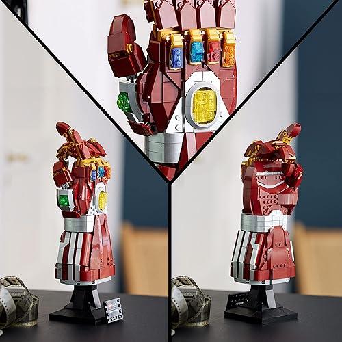 LEGO Marvel Nano Gauntlet, Iron Man Model with Infinity Stones, 76223