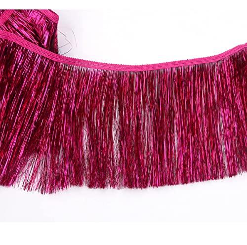 YYCRAFT 10 Wide Tinsel Fringe Tinsel Trim Tinsel Garland Dance Costume