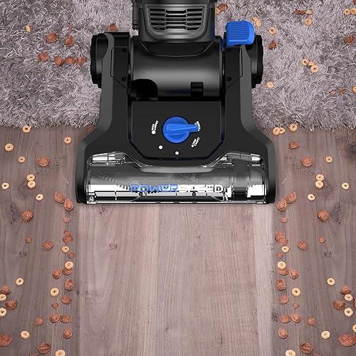 Eureka PowerSpeed Bagless Upright Vacuum Cleaner, Pet Turbo, Black Color Blue Tamaño