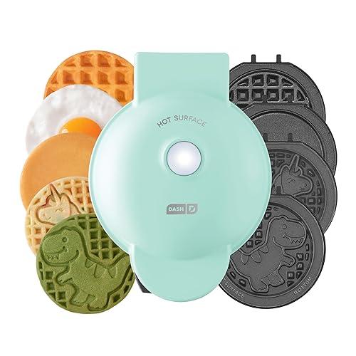DASH Multimaker Mini System Waffle Maker with Six 4 Removable Plates