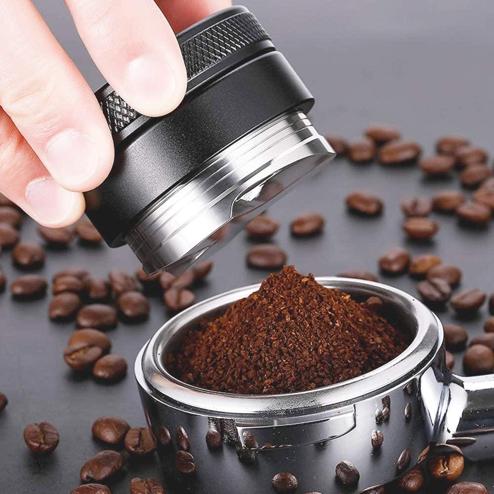 BGKD Distribuidor de café de 2.087 in – Distribuidor de café expreso con  ajuste automático de longitud por gravedad – Herramienta de distribución de