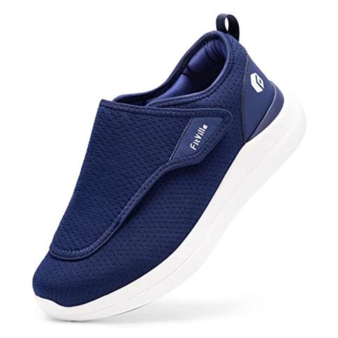 Pimfylm Pointed Toe Flats For Men Men's Slip On Sneakers, Lightweight  Barefoot Feel Blue 8 