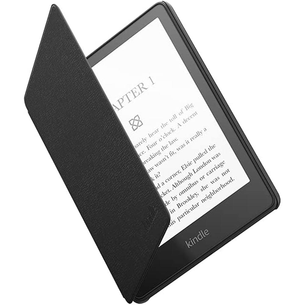 Kindle - Funda de piel con luz recargable, la funda protectora de  piel más ligera y delgada con encendido y apagado automático para Kindle de  6