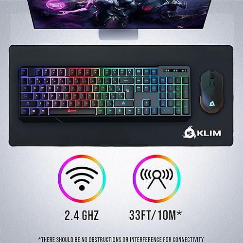 Klim chroma teclado gaming best sale inalámbrico retroiluminado