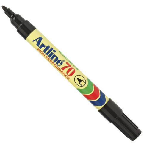 Artline EK-700 - Rotulador permanente, punta redonda de 0,7 mm, color negro