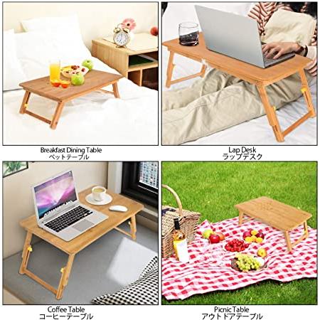 Estante de mesa plegable portátil para acampar, vajilla, muebles,  escritorio plegable, resistente pa Sunnimix Escritorio plegable