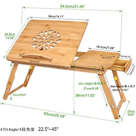 Esta mesa plegable portátil barata es ideal para teletrabajar desde el sofá  o desde la playa: con un cajón y regalos incluidos
