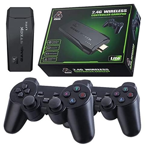 T- Consola de Videojuegos GameStick 4K - 20000 Juegos Retro