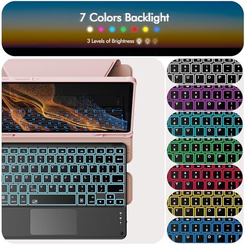 Infiland Funda Con Teclado Para Galaxy Tab S Lite De Pulgadas Modelo Sm P