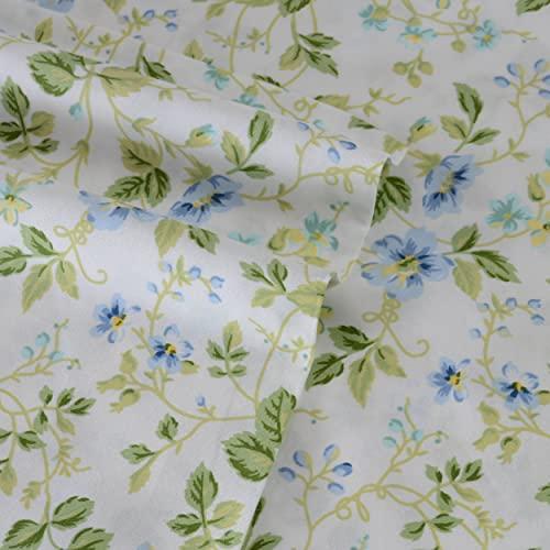 Laua Ashley Home - Queen Sheets, Soft Sateen Cotton Bedding