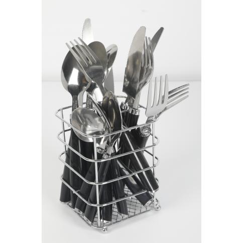 Thomaso Juego de cubiertos modernos de 16 piezas juego de cubiertos de  acero inoxidable 1810 tenedor y cucharas para 4 juego de utensilios de  cocina – Yaxa Guatemala