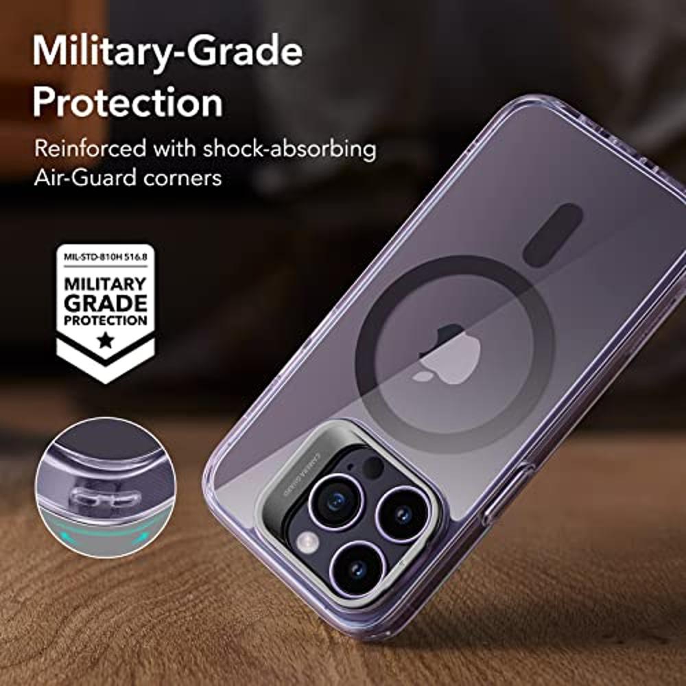 ESR Funda para iPhone 13 Pro Max, compatible con MagSafe, soporte de anillo  de cámara integrado, protección de grado militar, funda magnética para
