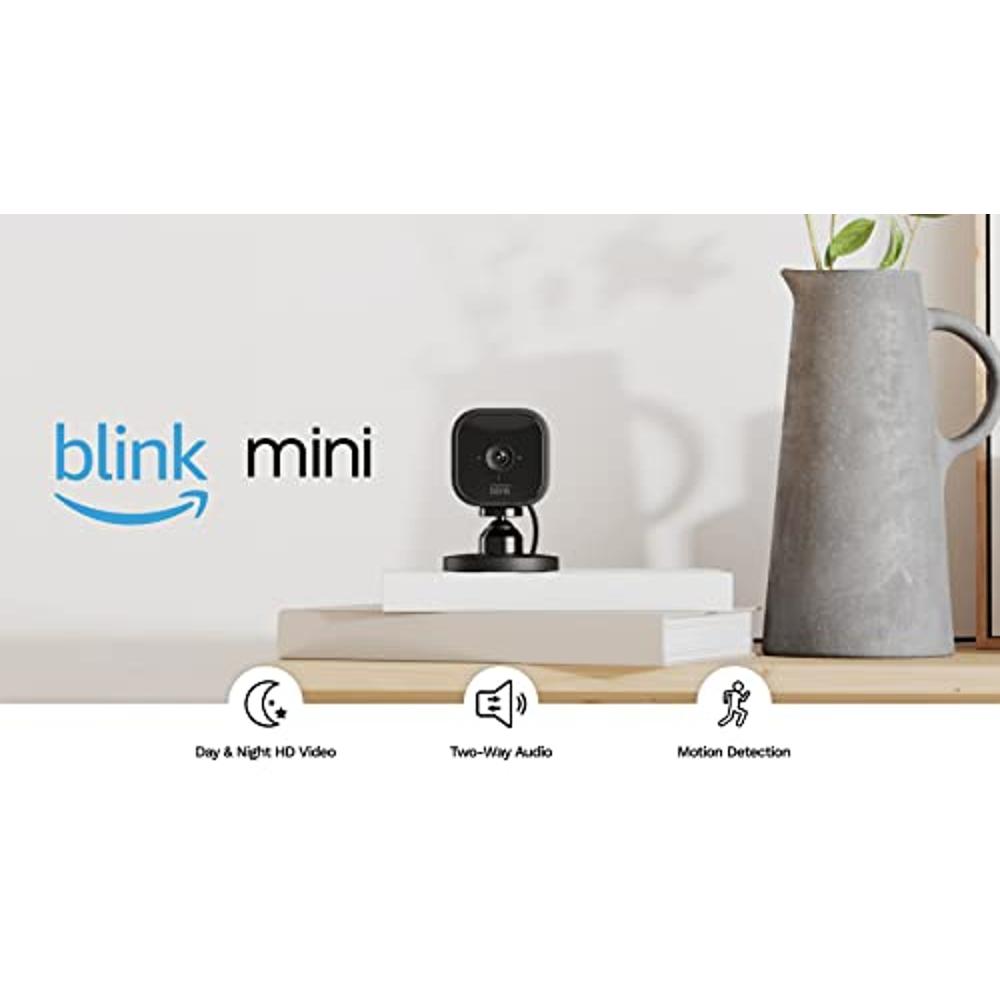 Blink Mini Camara De Seguridad Para Interior 1080p 2 Pack