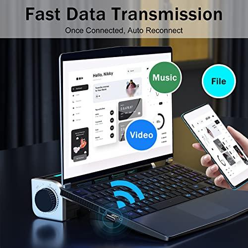 USB Bluetooth 5.3 Adapter for Desktop PC, Real Plug Play Mini EDR Bluetooth  Dongle Receiver Transmitter for Laptop Computer Support Headphones Keyboard  Mouse Speakers Printer Windows 11/10/8.1 : Precio Guatemala