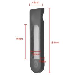 UFDIPLMY Silicone Panel Protector Compatible with Xiaomi 4 Ultra Electric Scooter Display Screen Case Dash Board Panel Waterproof Cover Accessories (Color : Black) - Color Black