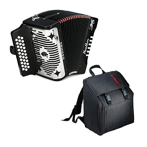 Acordeón diatónico de 3 filas Hohner Accordions 3100FB Panther, teclas