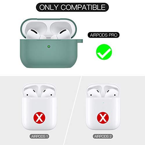 Funda De Silicona Para AirPods Pro 3 (2025) - Suave, Con Mosquetón - Compatible Con Carga Inalámbrica