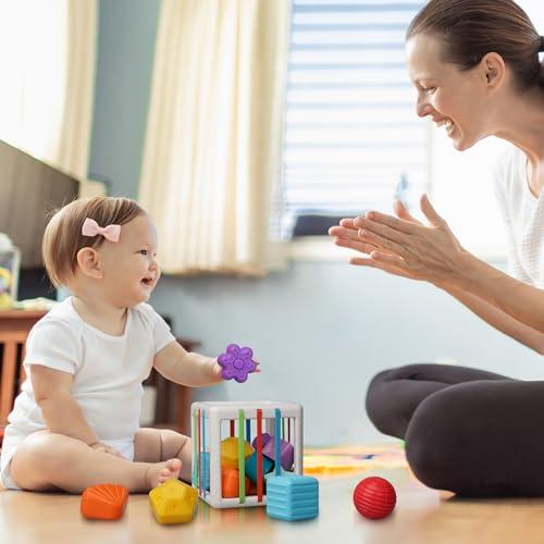 LiKee Juguetes Montessori para bebés de 1 año o más, juguetes sensoriales  para niños de 1