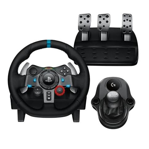 Logitech G29 Driving Force Racing Wheel + Pedales de piso + Paquete de  palanca de cambios G Driving Force - PS5/PS4/PC : Precio Guatemala
