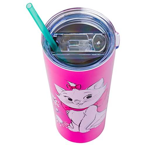 Disney The Aristocats Marie Bonjour Stainless Steel Tumbler | Holds 22 Ounces