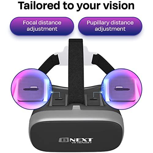 Bnext VR Auriculares Compatible con iPhone y Android Auriculares