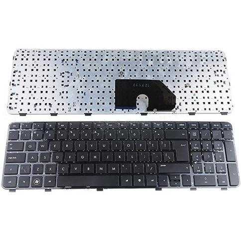 Nuevo teclado para computadora portátil con marco (tecla Enter grande)  Reemplazo para HP PN: 90.4RH07.L1D SG-48901-XUA 665937-B31 SN8106  665326-001, diseño de EE. UU. Color negro : Precio Guatemala