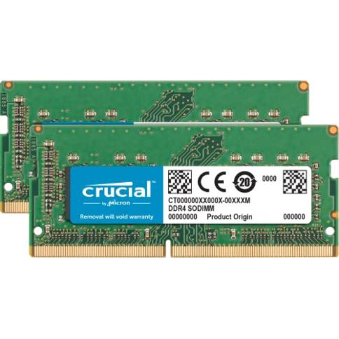 Crucial 16GB DDR4-3200 SODIMM Module - CL22 1.2V