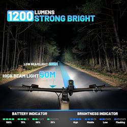 APECYC Bike Lights USB-C Rechargeable Bicycle Front Headlight and Rear Taillight with 4+5 Light Modes, Waterproof Bike Light Set for Night Riding, Commuter, Road  Mountain Cycling - Color 1pack