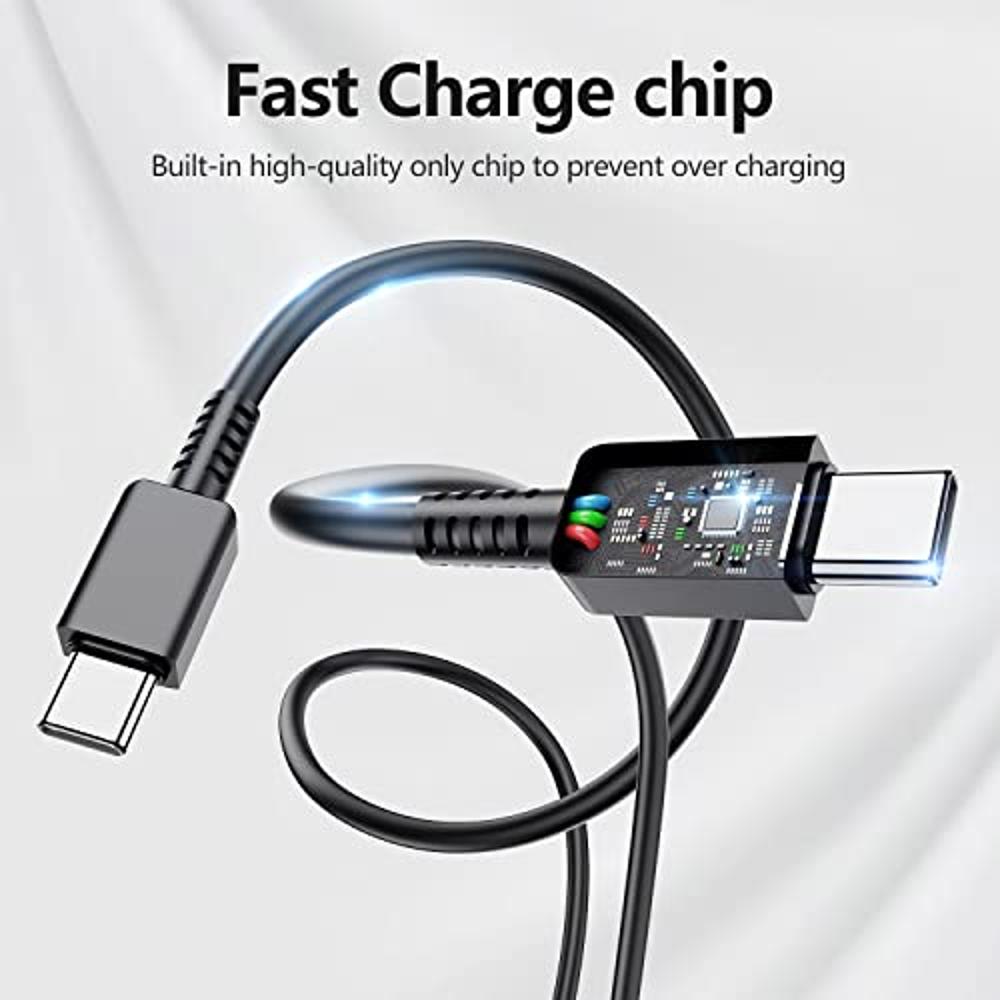 Cargador USB C de carga rápida Super Tipo C Cable Android 25w W Pd Box  Teléfono celular Bloque de pared Cable Adaptador de Alimentación Compatible  con