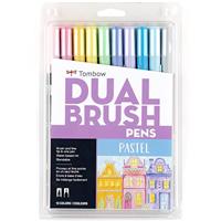 Tombow 62038 Fudenosuke Brush Pen, 2-Pack. Soft and Hard Tip Fudenosuke  Brush Pens for Calligraphy and Art Drawings